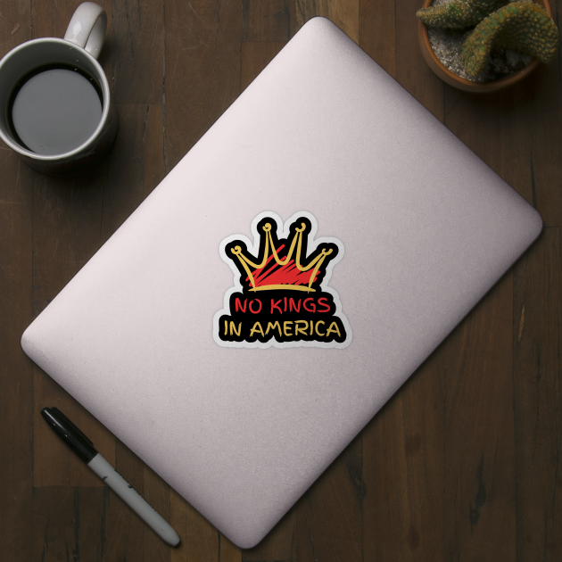 No-kings-in-america by Creatifly Graphic Tees